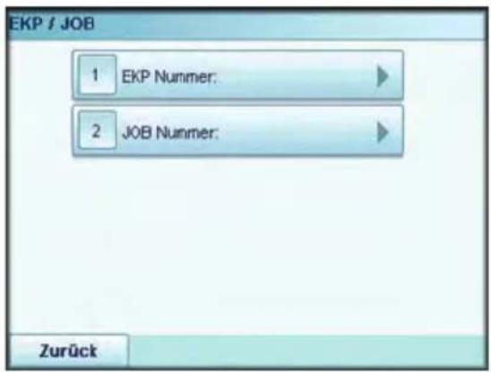 Neopost IS-5000 - So verwenden Sie eine JOB-Nummer: - 1