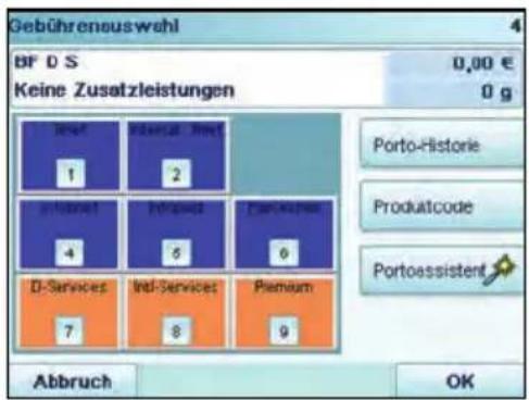 Neopost IS-5000 - Sie haben folgende Optionen: - 1