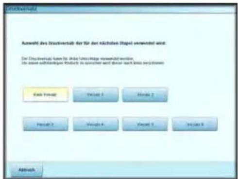 Neopost IS-6000 - So versetzen Sie die Druckposition der Frankierung: - 1