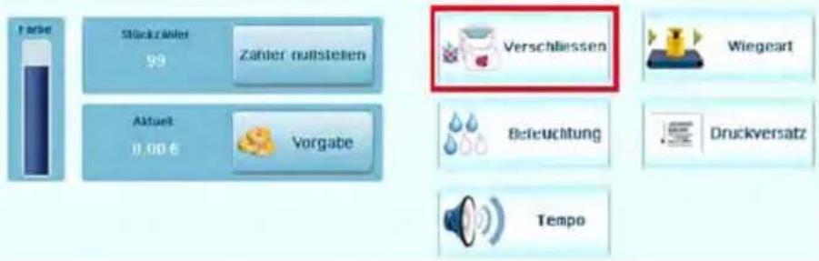 Neopost IS-6000 - Überprüfen des Modus der Verschließeinheit - 1