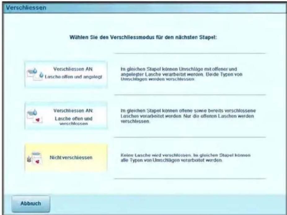 Neopost IS-6000 - So passen Sie den Anfeuchtgrad der Verschließeinheit an: - 1