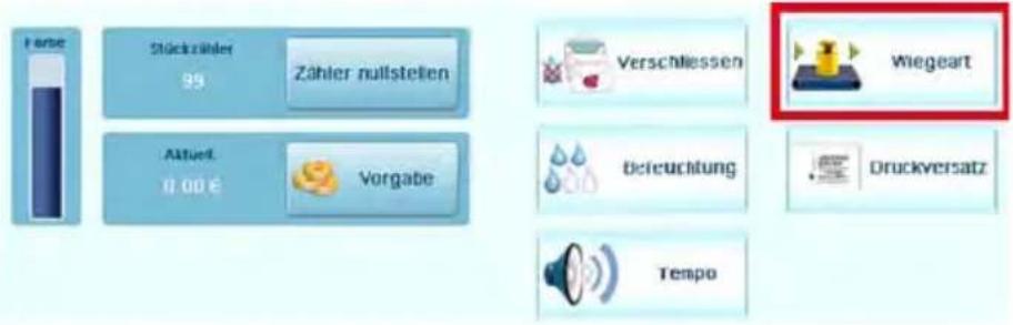 Neopost IS-6000 - Wählen Sie eine Wiegemethode aus, oder geben Sie das Gewicht manuell ein, wenn Sie den Postgebührwert nicht manuell eingegeben haben. - 1