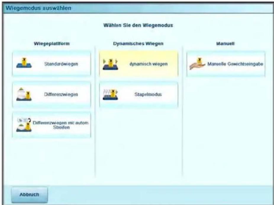 Neopost IS-6000 - Wählen Sie eine Wiegemethode aus, oder geben Sie das Gewicht manuell ein, wenn Sie den Postgebührwert nicht manuell eingegeben haben. - 2