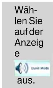 Neopost IS-6000 - So wechseln Sie die akustischen Signale standardmäßig: - 1