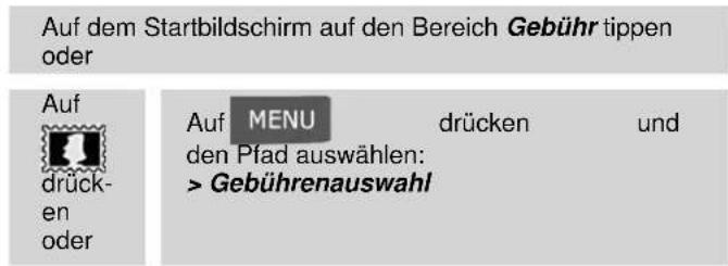 Neopost IS-480 - Eingeben eines Postproduktcodes - 1