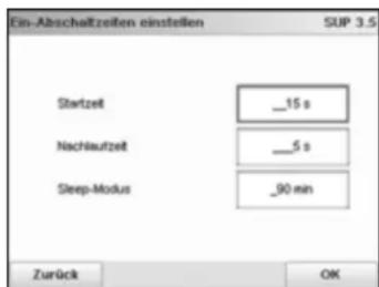 Neopost IS-480 - Einstellen der Standard-Ein-Abschaltzeiten - 2