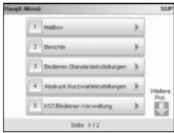 Neopost IS-480 - An-/Abmelden als Manager - 2