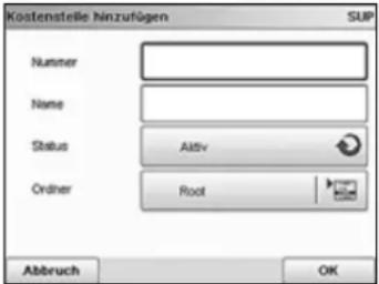 Neopost IS-480 - Kostenstellenparameter - 1