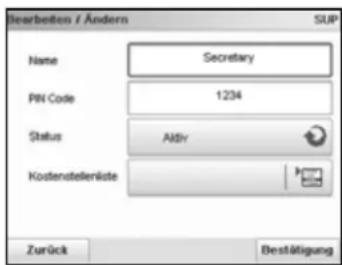 Neopost IS-480 - Vorgehensweise beim Ändern von Bedienern - 3