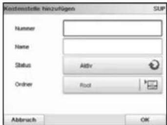 Neopost IS-480 - Vorgehensweise beim Erstellen von Kostens- stellen - 3