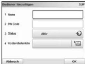 Neopost IS-480 - Vorgehensweise beim Erstellen von Bedienern - 3
