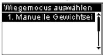 Neopost IS-440 - Vorgehensweise zum Ändern der Wiegeart - 3