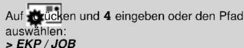 Neopost IS-350 - Verwenden einer JOB-Nummer - 1