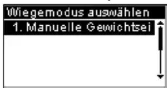 Neopost IS-330 - Vorgehensweise zum Ändern der Wiegeart - 2