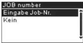 Neopost IS-330 - Verwenden einer JOB-Nummer - 3