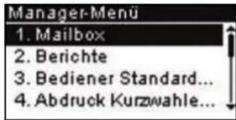 Neopost IS-280 - An-/Abmelden als Manager - 1