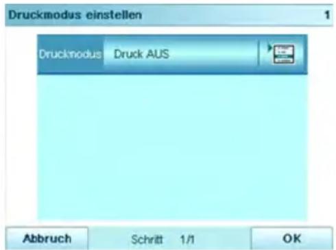 Neopost IN-700 - Überprüfen oder ändern Sie den Druckmodus: - 2