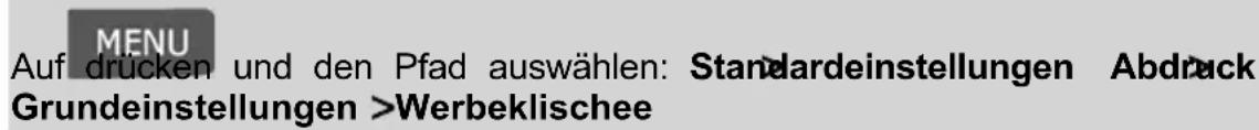 Neopost IN-700 - So ändern Sie das Standard-Werbeklischee: - 1