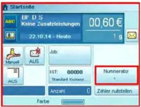 Neopost IN-700 - So verwenden Sie einen Abdrucktest: - 8
