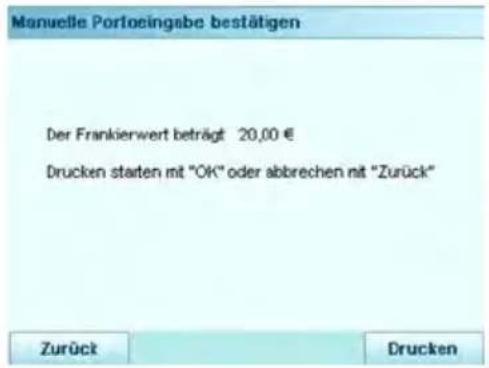 Neopost IN-700 - Auswählen des Gebührenassistenten. - 5