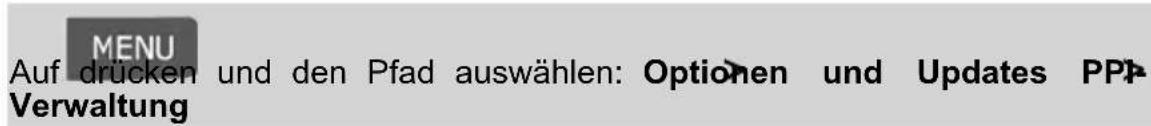 Neopost IN-700 - Vorgehensweise beim Anzeigen der Liste der vorausbezahlten Abdrucke - 1