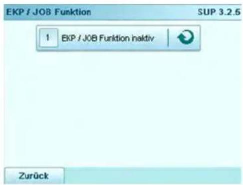 Neopost IN-700 - Vorgehensweise beim Aktivieren der EKP-/JOB-Funktioner für Benutzer - 2