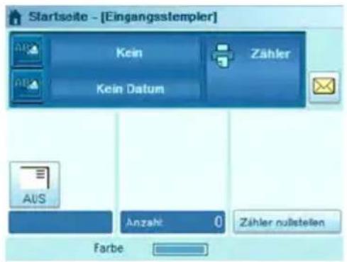 Neopost IN-700 - Erforderliche Eingaben: - 1