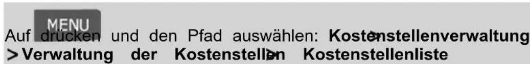 Neopost IN-700 - Vorgehensweise beim Erstellen einer Gruppe oder Untergruppe - 1