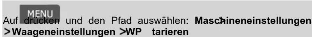 Neopost IN-700 - So tarieren Sie die Wiegeplattform: - 1
