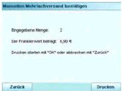 Neopost IN-700 - drücken. - 2
