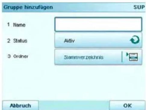 Neopost IN-700 - Einstellungen für Gruppe - 1