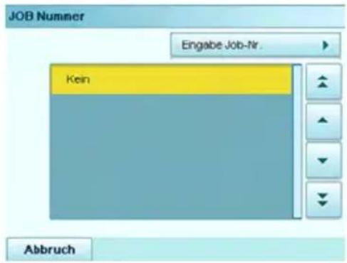 Neopost IN-700 - So verwenden Sie eine JOB-Nummer: - 2