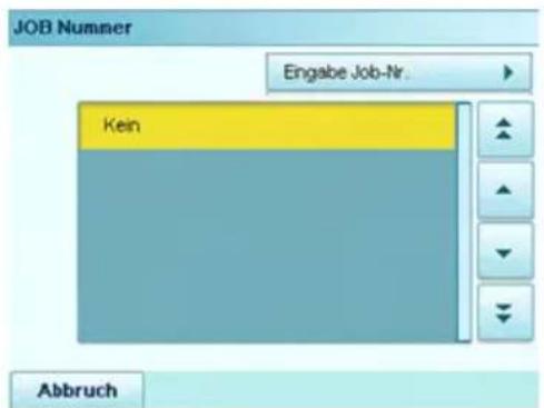 Neopost IN-700 - So fügen Sie eine JOB-Nummer hinzu: - 2