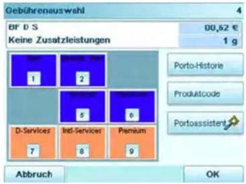 Neopost IN-700 - Vorgehensweise beim manuellen Eingeben der mehrfach Ausführung - 3