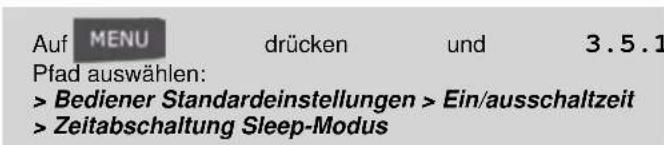 Neopost IS-240 - So ändern Sie die Ein-Abschaltzeiten für das System: - 1