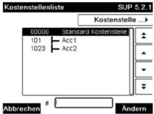 Neopost IN-600 - Vorgehensweise beim Erstellen von Kostenstellen - 2