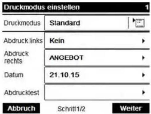 Neopost IN-600 - Vorgehensweise beim Ändern des aktuellen Abdruckrodi - 3