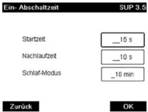 Neopost IN-600 - Vorgehensweise beim Anpassen der Ein-/Abschaltzeit - 2