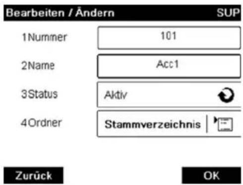 Neopost IN-600 - Vorgehensweise beim Anzeigen/Bearbeiten von Kostenstelleninformationen - 3