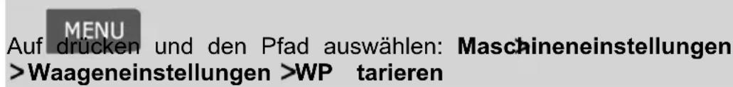 Neopost IN-600 - So tarieren Sie die Wiegeplattform: - 1