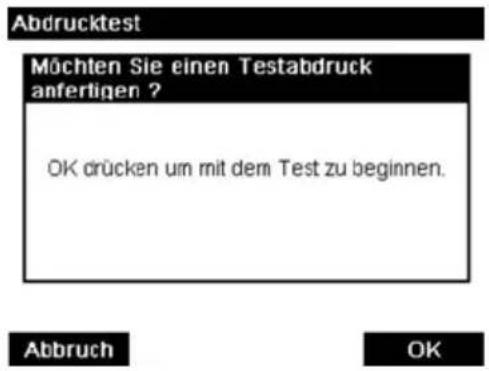 Neopost IN-600 - So verwenden Sie einen Abdrucktest: - 2