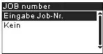 Neopost IS-420 - Verwenden einer JOB-Nummer - 3