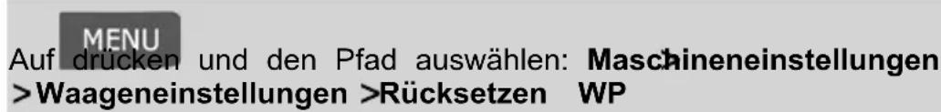 Neopost IN-360 - So setzen Sie die Wiegeplattform erneut auf Null zurück: - 1