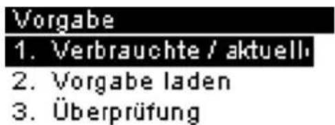 Neopost IN-360 - So werden verfügbare Vorgaben überprüft: - 3