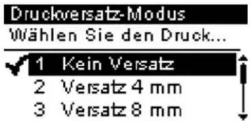 Neopost IN-360 - Vorgehensweise beim Versetzen der Frankierung (Druckversatz) - 1