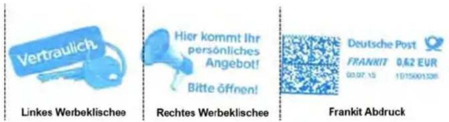 Neopost IN-360 - Hinzufügen von Text und/oder von Klischees zur Frankierung - 2