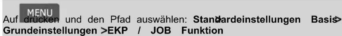 Neopost IN-360 - Vorgehensweise beim Aktivieren der EKP-/JOB-Funktioner für Benutzer - 1