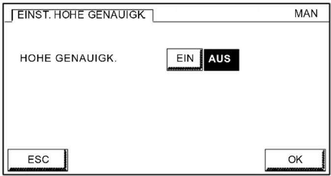 Neopost IJ-90 - Einstellung hohe Genauigkeit (H.P.) - 2