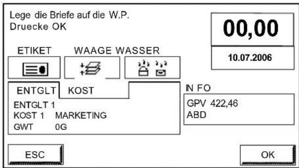 Neopost IJ-90 - Differenz Wiegen Modus - 5