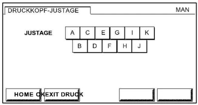 Neopost IJ-90 - Druckkopf Justage - 1